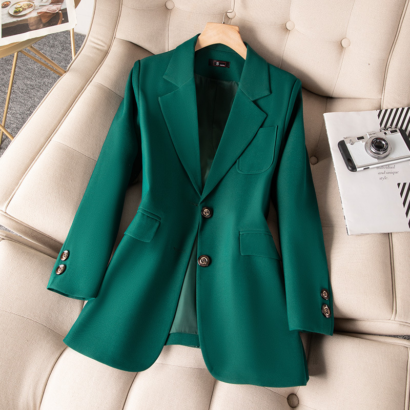 Formal Winter Wear Women Jacket - Синий, черный, зеленый женский деловой пиджак,