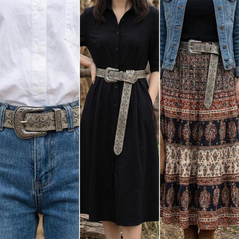31BF классический ретро ремень – обзор и цена Women Formal Wear Western