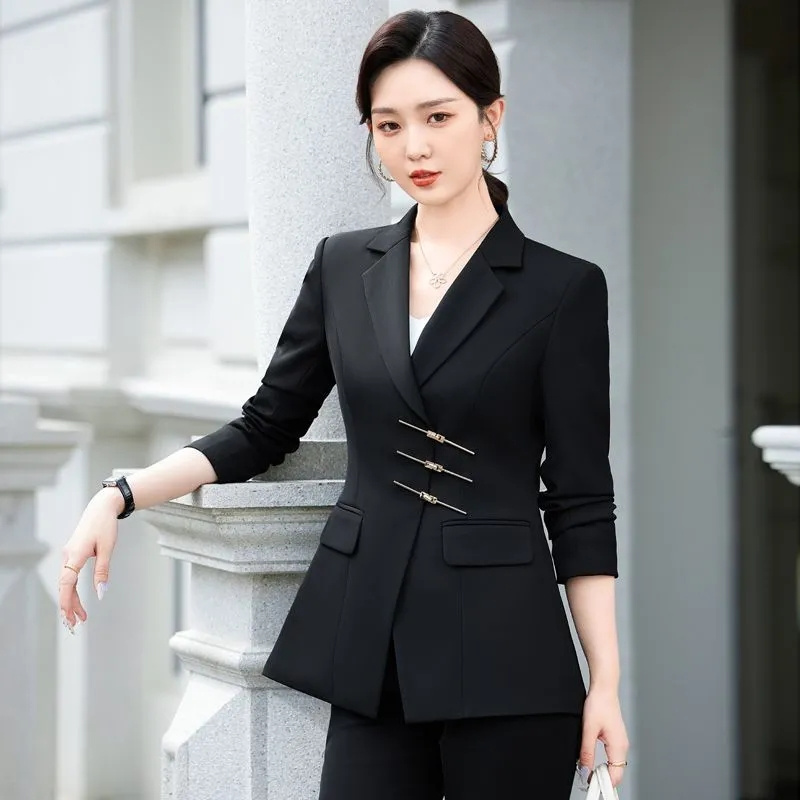 2025 модный белый, красный, че – обзор и цена Women Formal Wear Blazer Set