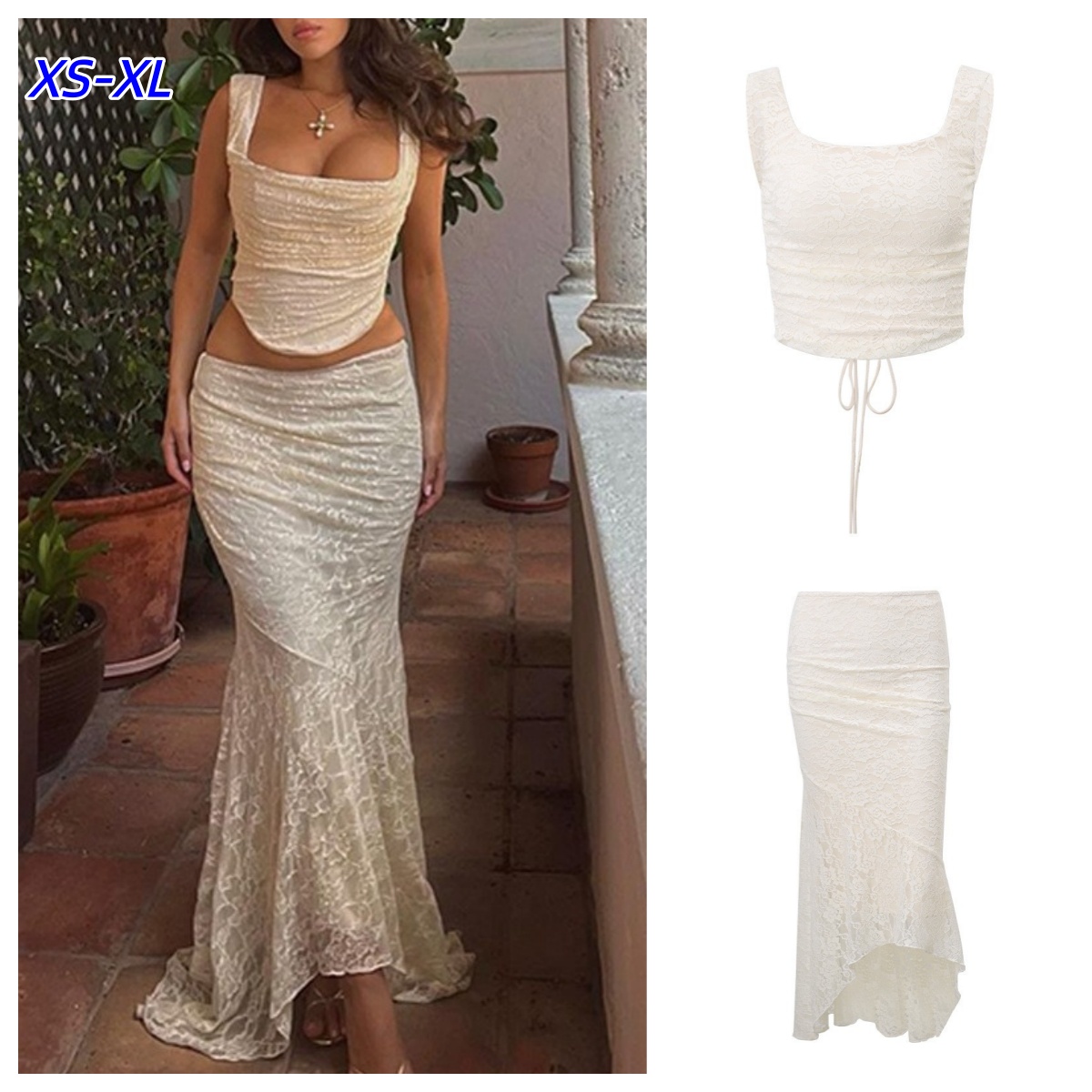 Белый кружевной винтажный секс – обзор и цена Women Formal Wear For Summer