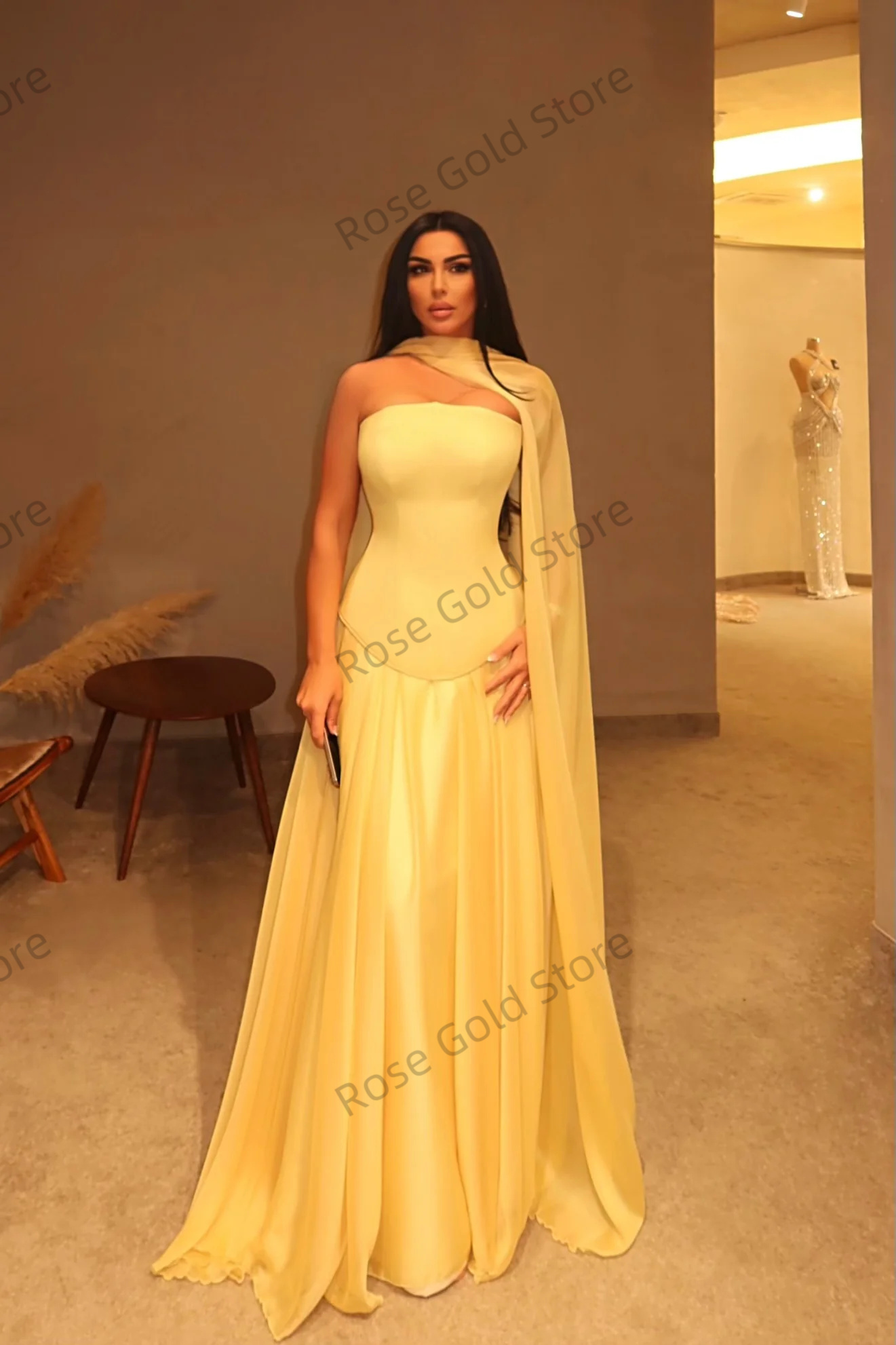 Простые желтые вечерние платья – обзор и цена Yellow Formal Wear Women
