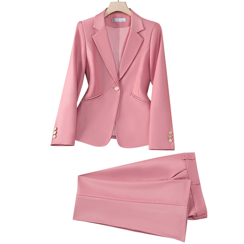 Осенний женский розовый костюм – обзор и цена Formal Winter Wear Women Jacket
