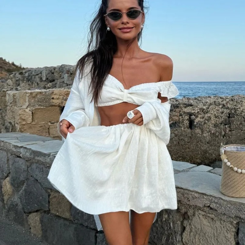 Майка с пышной мини-юбкой, ком – обзор и цена Women Formal Wear For Summer
