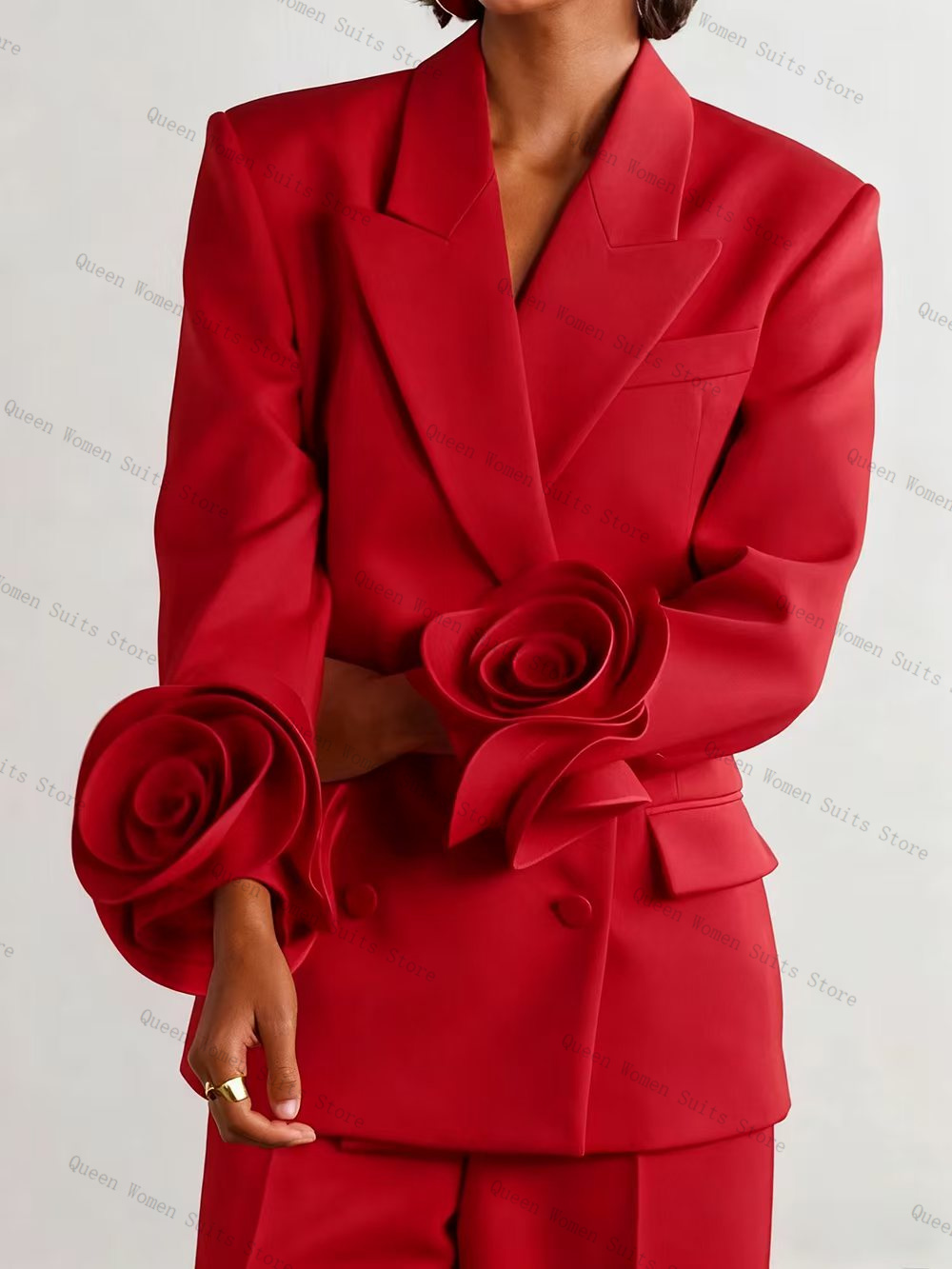 Роскошный красный женский кост – обзор и цена Women Formal Wear Blazer Set