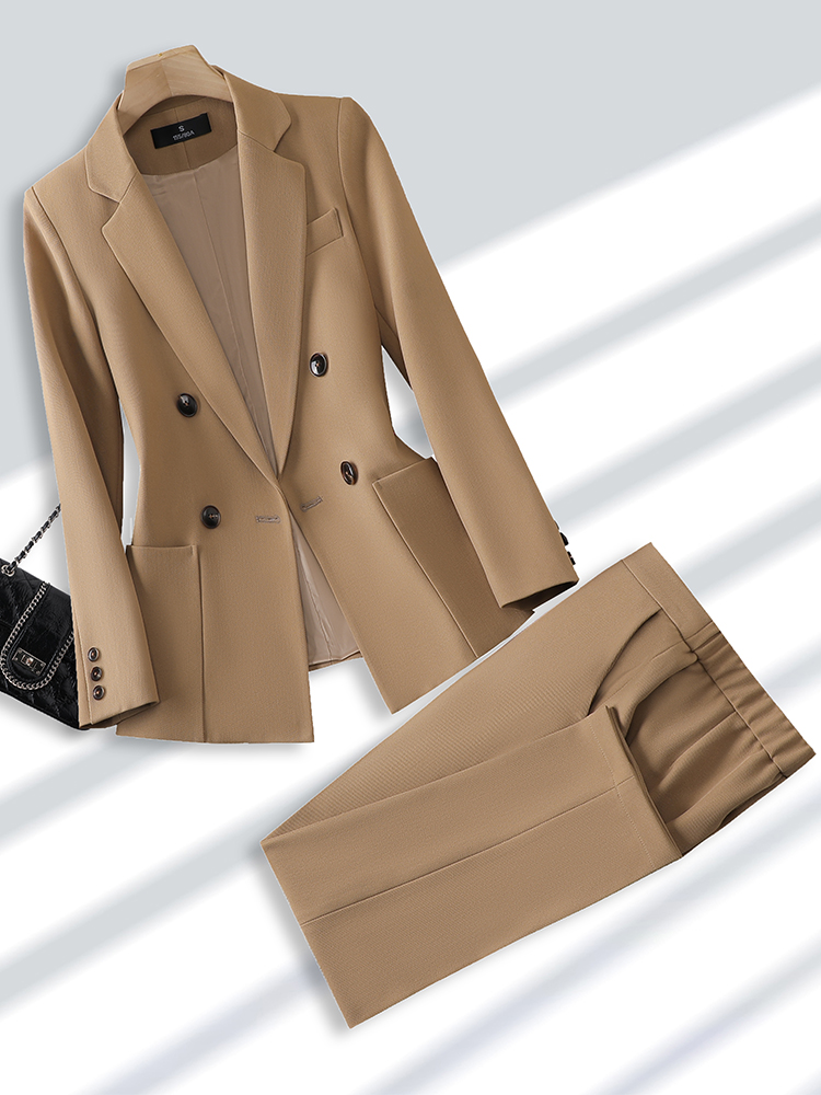 Костюм брючный женский деловой – обзор и цена Women Formal Wear Blazer Set