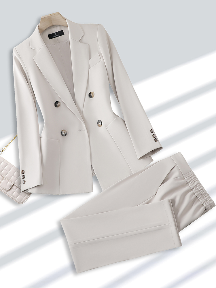 Костюм брючный женский деловой – обзор и цена Women Formal Wear Blazer Set