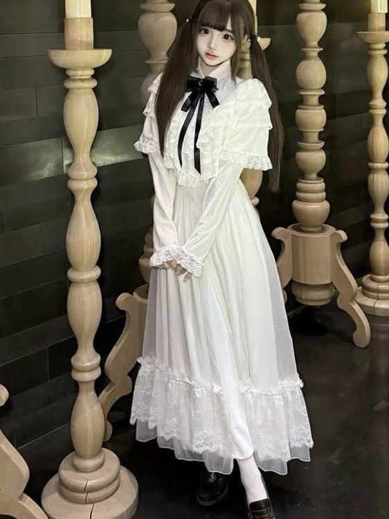 Японское кружевное платье с ко – обзор и цена Woman Formal Wear