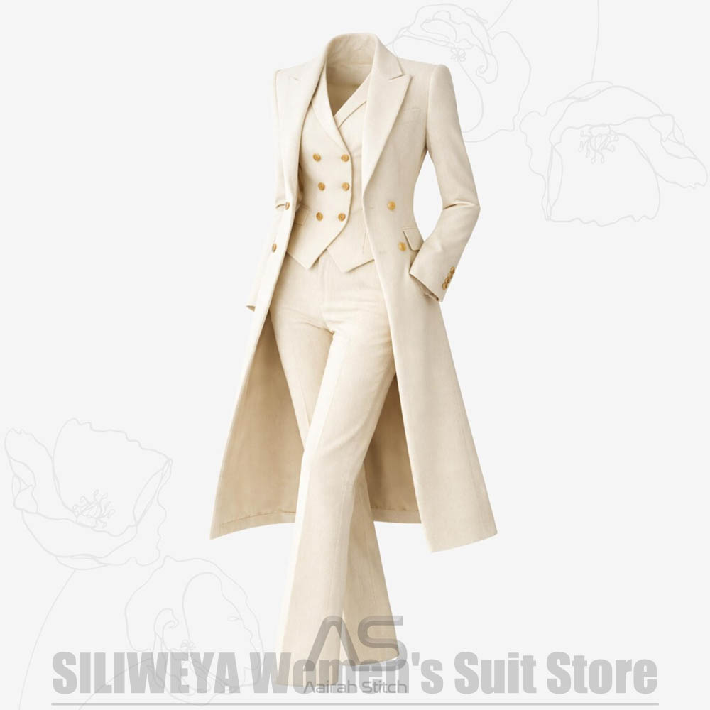 Женский костюм-тройка: двуборт – обзор и цена Women Formal Wear Coat