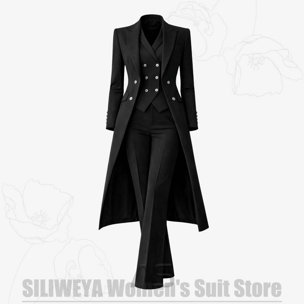 Женский костюм-тройка: двуборт – обзор и цена Women Formal Wear Coat