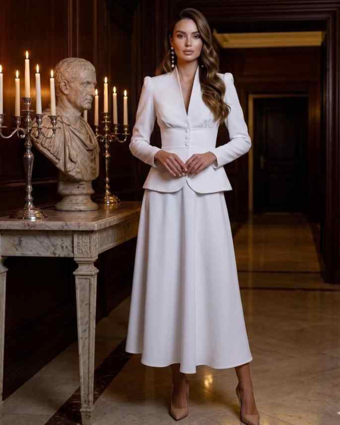 Элегантный женский костюм-двой – обзор и цена Women Formal Wear Blazer Set